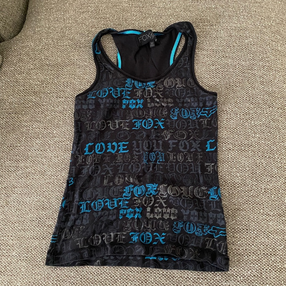 EUC Fox racer back tank size Medium